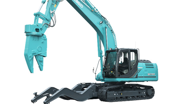 Kobelco propose une pelle de démantèlement pour VHU