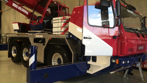 Australie : Magna Tyres équipe une grue Manitowoc