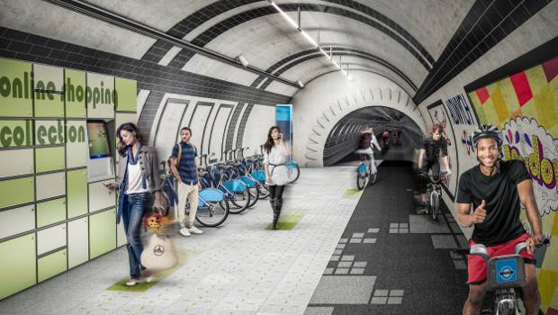 Londres : le métro fait de la place aux vélos