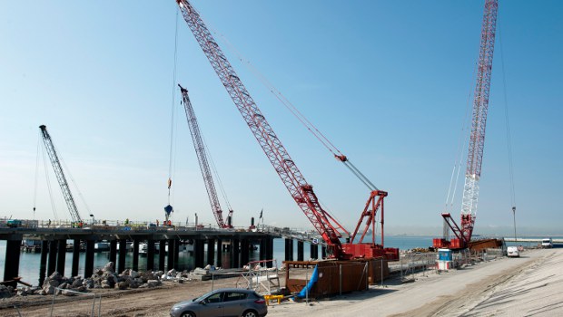 Le chantier du terminal de Dunkerque se visite