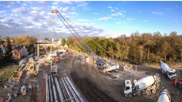 Botte Fondations à la pointe sur la RN19