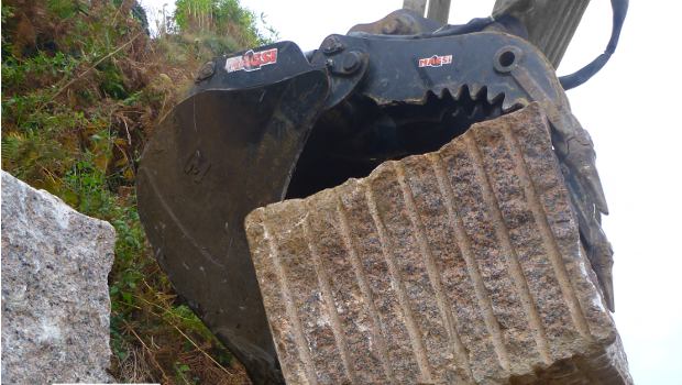 Le godet à grappin renforcé de Magsi à Intermat
