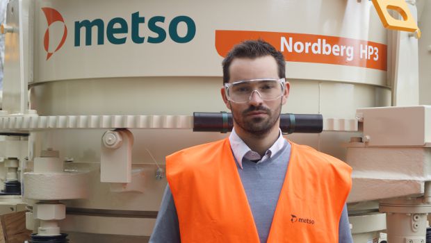 Guillaume Lambert chef de produit pour les broyeurs HP Metso