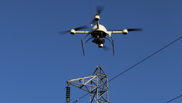 A Bordeaux, ERDF utilise un drone