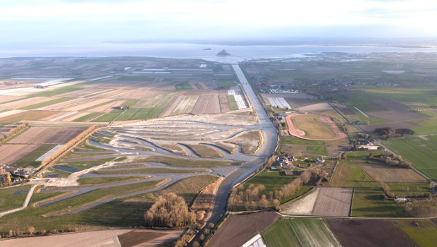 Le Mont-Saint-Michel redevient une île 