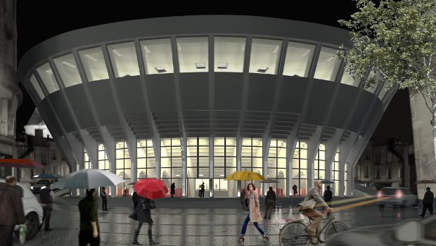 Le Palais des sports de Bordeaux en rénovation