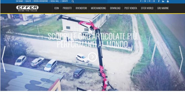 Le site web d'Effer fait peau neuve