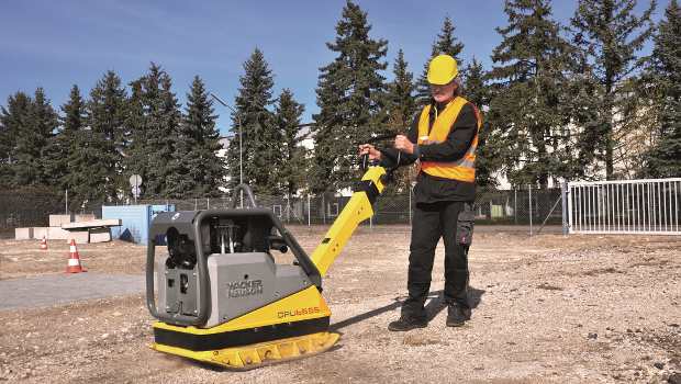 Wacker Neuson : un timon anti-vibrations pour plaques vibrantes