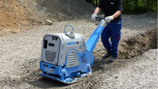 CR 6 : le compacteur de sol réversible de Weber MT