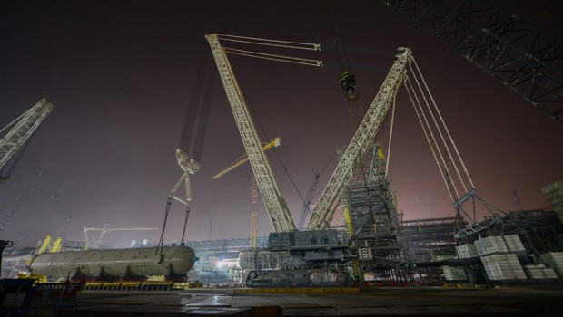 Terex : double démonstration au Qatar