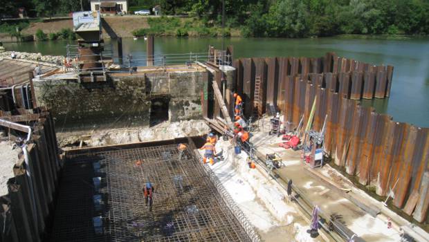 Haute-Saône : VNF inaugure le barrage d'Apremont