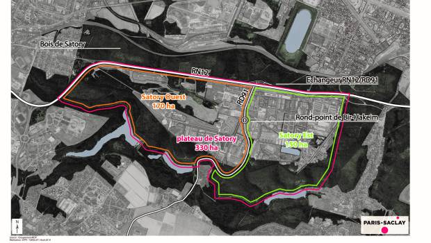 Paris-Saclay : les candidats à la maîtrise d'oeuvre de la ZAC de Satory ouest