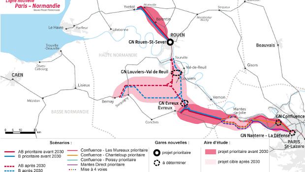 Ligne nouvelle Paris-Normandie : place aux études