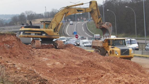 Rocade de Dijon : le nouvel échangeur prend forme