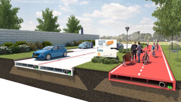 Pays-Bas : Rotterdam expérimente les routes en plastique