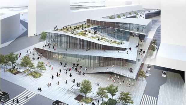 La future gare de Saint-Denis Pleyel se dévoile