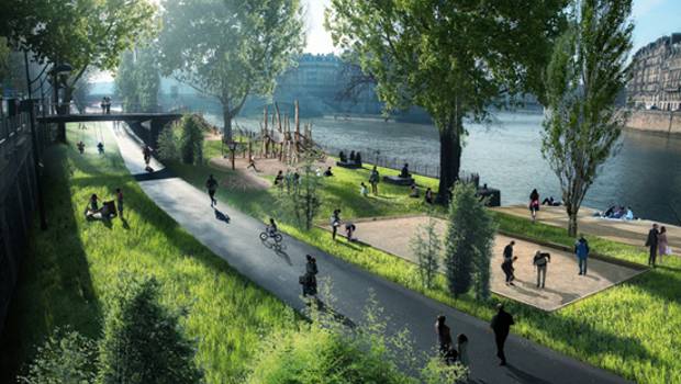 Paris : Hidalgo lance ses grands chantiers rive droite