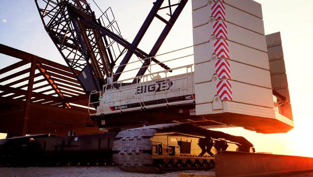 Les USA accueillent la première grue Terex HC 285