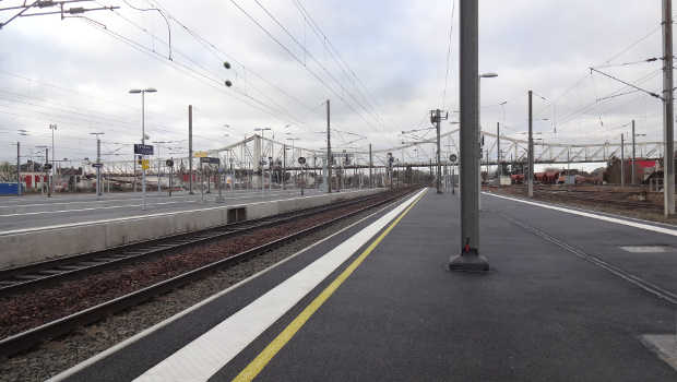 SNCF Réseau renouvelle les aiguillages en gare de Tergnier