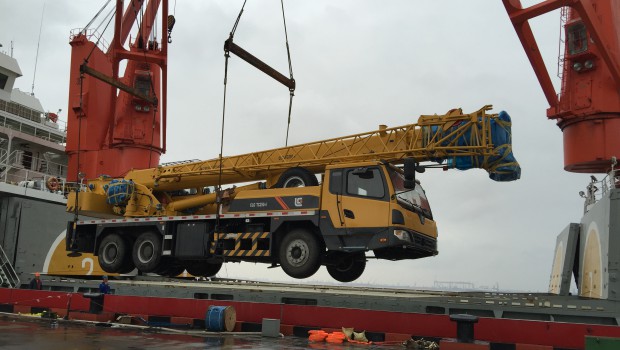 LiuGong livre une grue au Pôle Sud