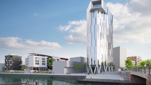 Strasbourg : la Tour Elithis Danube mise en chantier