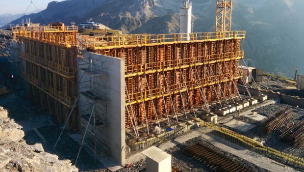 Val d'Isère : Eiffage réalise la gare télécabine de la Tête de Solaise