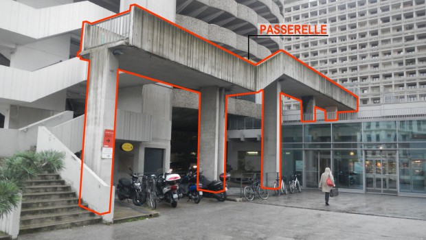 Lyon : les travaux de démolition d’une passerelle ont débuté