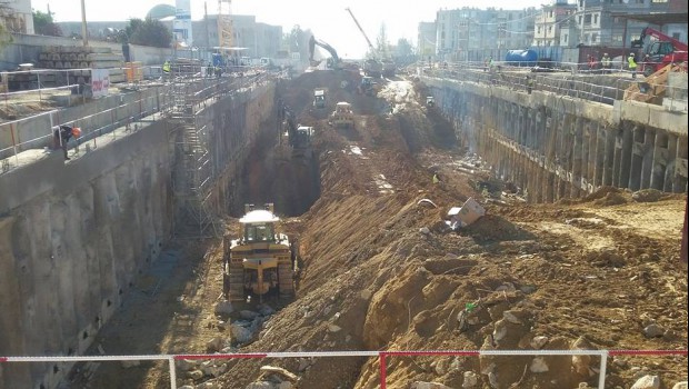 Alger : le chantier de l'extension du métro se poursuit