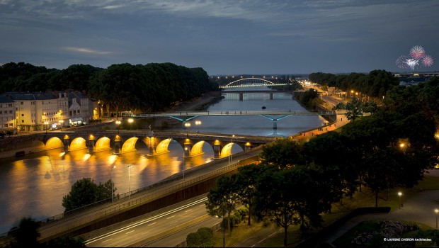 Angers : le nouveau pont se dévoile