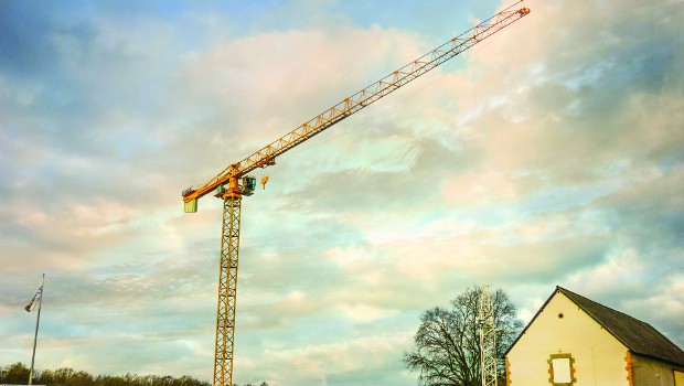 La grue Potain MDT 389 accueille le CCS