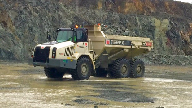 Terex, maître de carrière au Pays de Galles