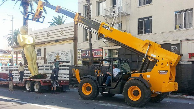 À Hollywood, un télescopique JCB mérite un oscar