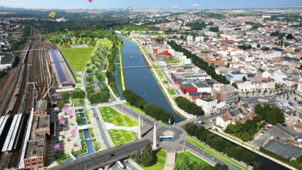 Saint-Quentin : 200 t de canalisations pour le parvis de la gare