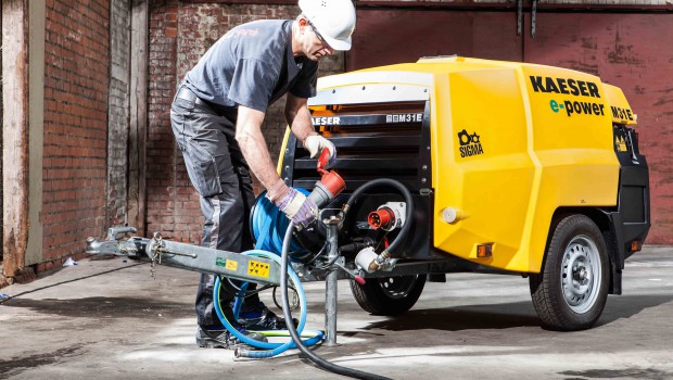 Kaeser : des compresseurs électriques à Bauma