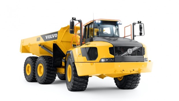 Volvo introduit le tombereau articulé A60H sur Bauma