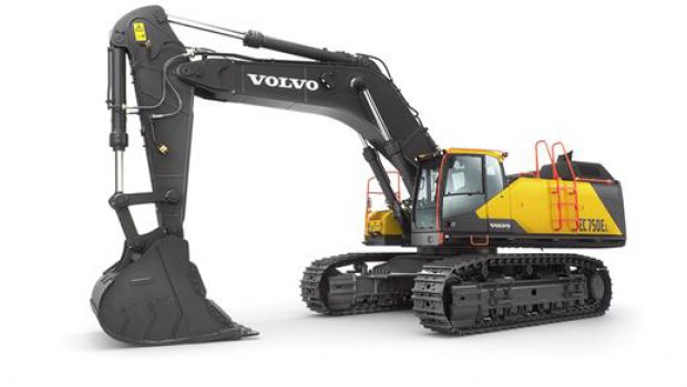 La pelle Volvo EC750E combine productivité et rentabilité