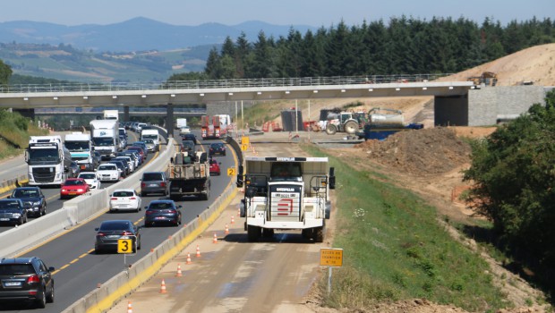 Liaison A89/A6 : Eiffage à l'oeuvre sur les terrassements