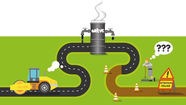 Le bitume en panne sèche