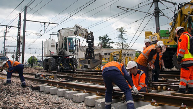 ETF, acteur de la rénovation du réseau ferré national