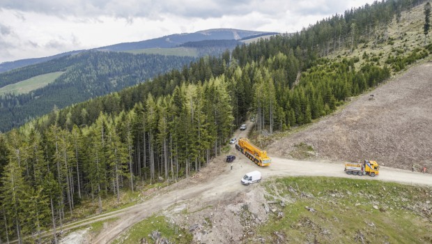 Dans les montagnes autrichiennes, Terex a le vent en poupe
