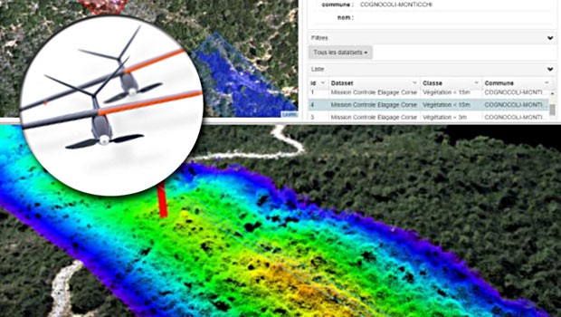 Enedis survole 500 km de lignes électriques en Aveyron