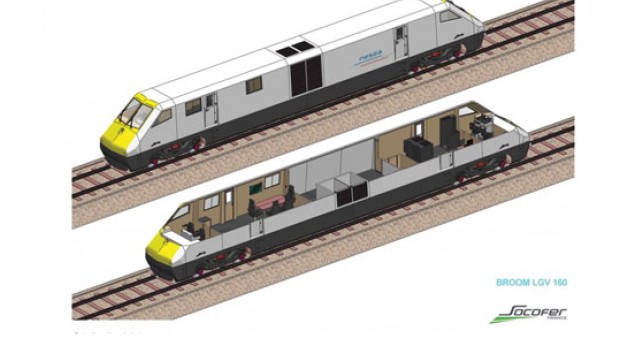 Socofer : deux draisines Broom vont balayer la LGV SEA