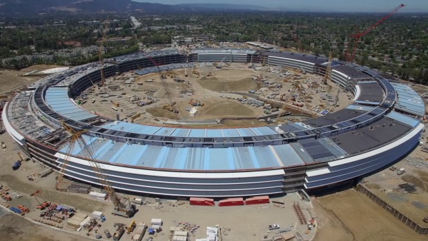 Apple Campus 2 à vol d'oiseau !