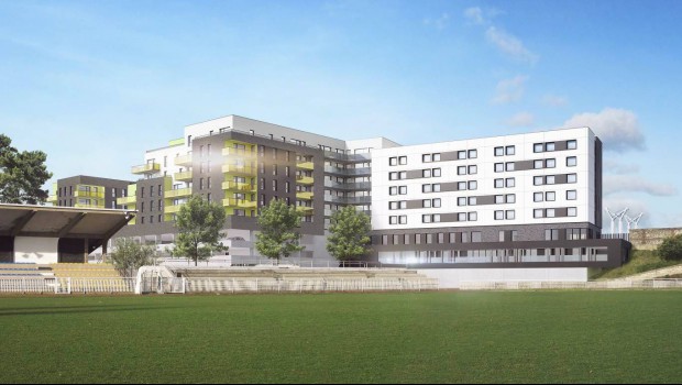 Rouen : les Terrasses du Stade en chantier