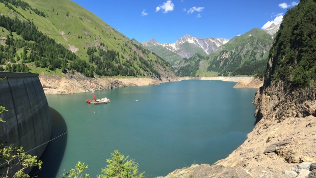 Tournaud : un dragage record au barrage de Luzzone