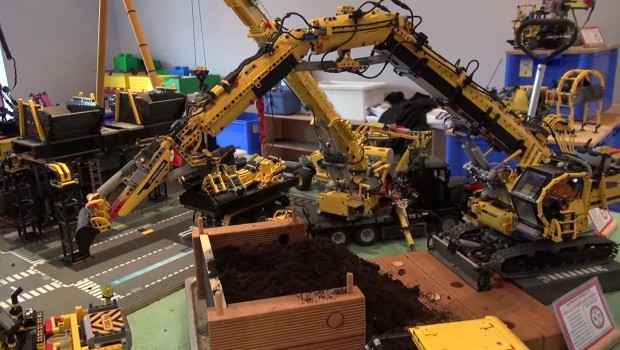 Les legos font le chantier ! - Construction Cayola