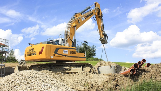 La pelle Liebherr R 926 fait sa grande première en Bavière
