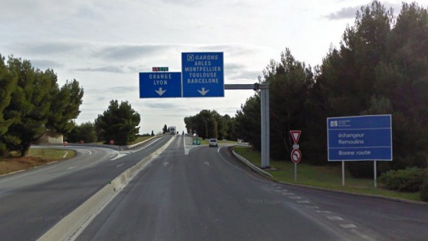 A9 : inspection des chaussées de l'échangeur de Remoulins