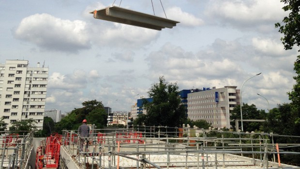 La préfa béton optimise le chantier de la ZAC Binet