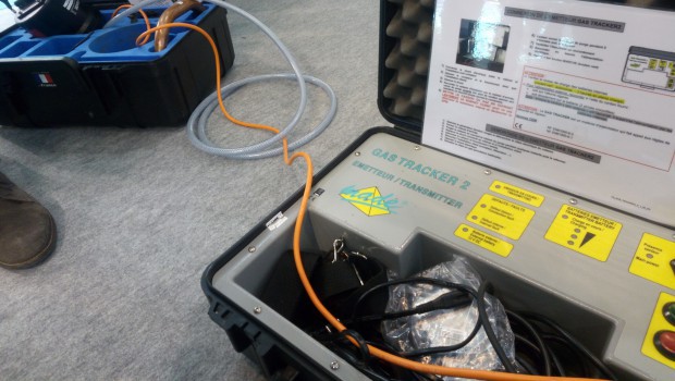 Identify underground gas pipes